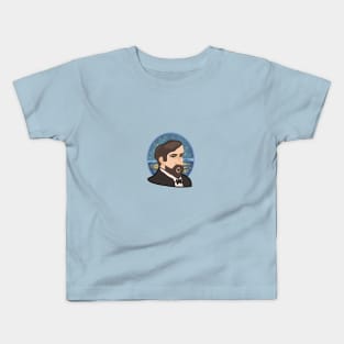 Claude Debussy Illustration Kids T-Shirt